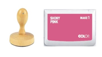 GRYF PIECZĄTKA RĘCZNA LOGO STEMPEL GRAFIKA ŚR 3 CM