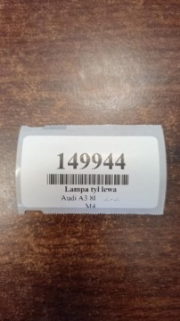 8L0945095, AUDI A3 8L Licht links heck 8L0945095 | thumb 1