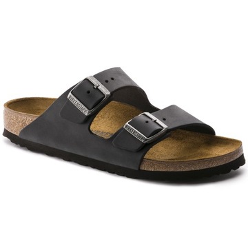 Klapki skórzane damskie Birkenstock Arizona miękkie wygodne na lato modne