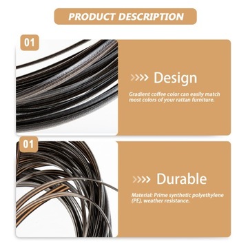 Пластиковый ремкомплект для плетеных и ротанговых столов.