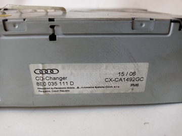 CD-ЧЕЙНДЖЕР AUDI A4 B7 КАБРИОЛЕТ 8E0035111D