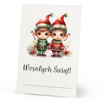 ПОДАРОЧНЫЕ ЭТИКЕТКИ праздники Новогодние бирки (10 шт.)