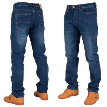 Spodnie męskie jeans W:39 106 CM L:32 granat