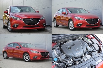 Mazda 3 III Sedan 2.2 SKYACTIV-D 150KM 2015 SUPER STAN ZAREJESTROWANA 2.2D 150KM SERWIS NAVI ALU GWARANCJA, zdjęcie 4