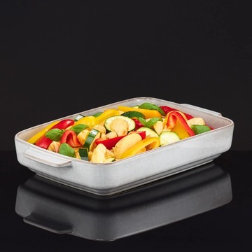 Блюдо крафтовое керамическое 33 х 22,8 см AMBITION