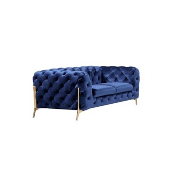 KANAPA Sofa 2-Osobowa Duża STYL GLAMOUR Pikowana