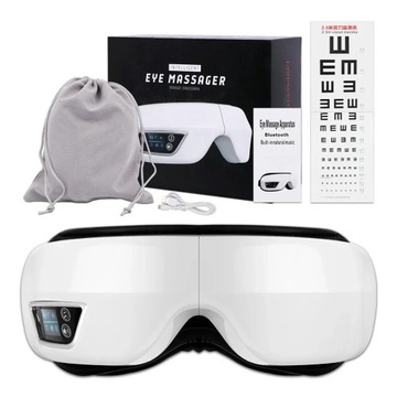 Instrument do pielęgnacji oczu Hot Compress Bluetooth Okulary do masażu