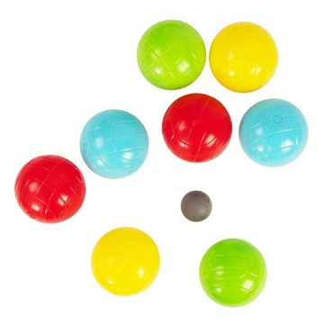 Набор Kuenen Boccia, 8 мячей, 4 цвета, разноцветные
