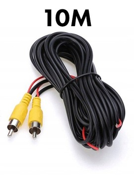 KABEL KAMERY COFANIA WIĄZKA RCA CHINCH 10M
