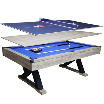 STÓŁ BILARDOWY 3w1 STÓŁ DO SALONU BILARDA I TENISA STOŁOWEGO 7FT 213x121x79