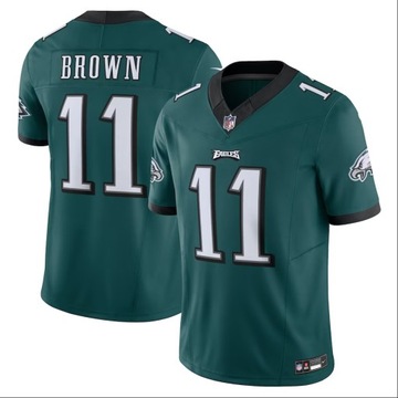 Koszulka Philadelphia Eagles AJ BrownNegro Vapor FUSE Jersey