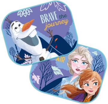 ZASŁONKI NA SZYBY BOCZNE DLA DZIECKA DISNEY FROZEN