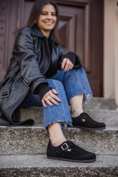 Женская минималистичная обувь босиком, черная! бархат