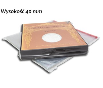 Okładki zaklejane 0,070 na boxy LP - 25 szt.