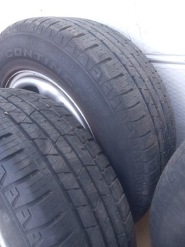 FELGI 16 DACIA DUSTER ET50 +OPONY WIELOSEZONOWE 215/65R16 CONTINENTAL
