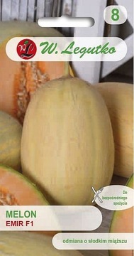 Nasiona Melona Melon Emir F1 O Słodkim Miąższu 1g