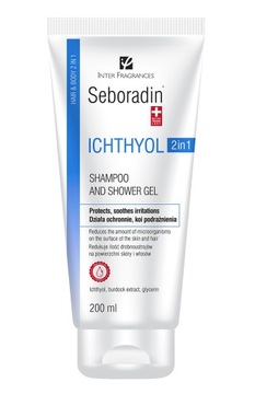 Żel i szampon 2 w 1 do skóry wrażliwej Seboradin ICHTHYOL 200 ml