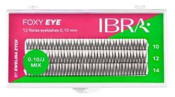 РЕСНИЦЫ IBRA FOXY EYE ОТ EWELINA ZYCH MIX 10, 12, 14MM