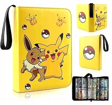 ALBUM segregator na 900 KART POKEMON z uchwytem