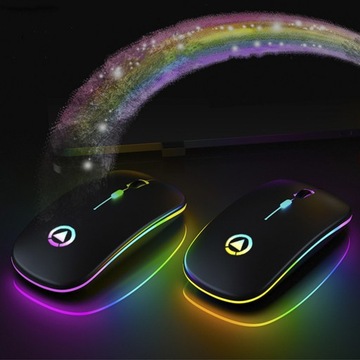 БЕСПРОВОДНАЯ МЫШЬ BT ДЛЯ НОУТБУКОВ RGB ИГРОВОГО ПК с BLUETOOTH