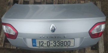 VÍKO KUFRU ZADNÍ RENAULT FLUENCE 09-16 FACELIFT SEDAN AUKCE KOMPLET PN