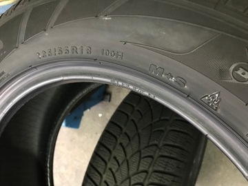 2 ЗИМНИЕ ШИНЫ 235/55R18 DUNLOP WINTER 3D Как новые