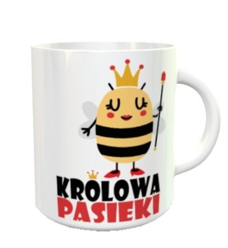 KUBEK pszczelarski KRÓLOWA PASIEKI ul prezent