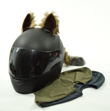 Ozdoba na kask motocyklowy, rowerowy, narciarski - zestaw 