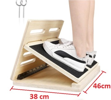 ПЛАТФОРМА SLANT BOARD ДЛЯ РАСТЯЖКИ МЫШЦ, ПРИСЕДАНИЙ, 4 УГЛА НАКЛОНА