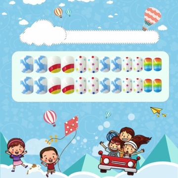 ИСКУССТВЕННЫЕ НОГТИ НАДЕЛОЧНЫЕ НОГТИ ПОЛНОГО ПОКРЫТИЯ ИСКУССТВЕННЫЕ УКРАШЕНИЯ ДЛЯ ДЕТЕЙ