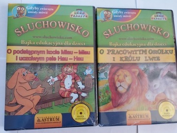Zestaw CD O PRACOWITYM OSIOŁKU + O PODSTĘPNYM KOCI