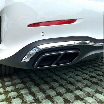 KRYT TRUBKY VÝFUKOVÉ DO TŘÍDA C W206 C200 C260 C300 2022+ 2 KS