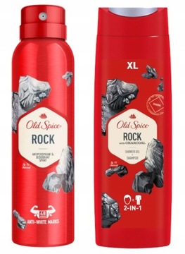 OLD SPICE ROCK ZESTAW DEO SPRAY 150+ŻEL 400ml