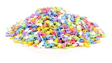 Блоки ВАФЛЬНЫЕ Meli Minis PASTEL Travel Box 1100