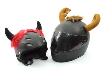 Ozdoba na kask narciarski - rogi - zestaw 