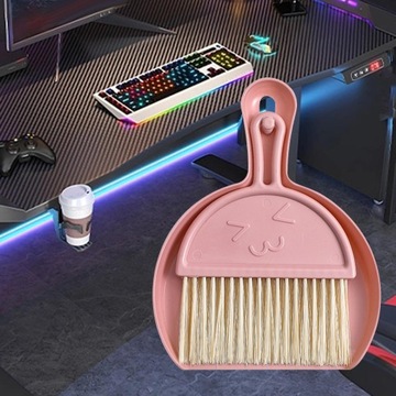 Маленькая метла и совок Мини-совок Розовая метла