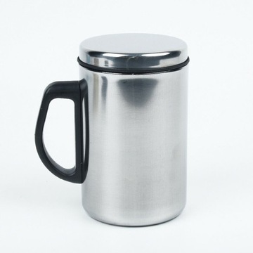 500 ml Kubek kempingowy ze stali nierdzewnej Kubek