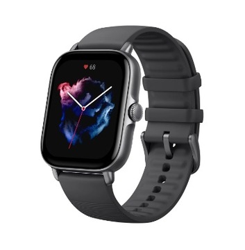 Czarny Smartwatch AMAZFIT GTS 3