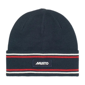 Ciepła czapka Musto 64 beanie, granatowa