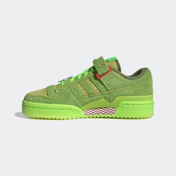 BUTY SPORTOWE ADIDAS FORUM LOW GRINCH ROZ 35,5 ADIDASY SNEAKERSY SKÓRZANE