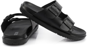 ПОВСЕДНЕВНЫЕ ШЛЕПАНКИ ЖЕНСКИЕ BIG STAR С ПРЯЖКАМИ ДЛЯ БАССЕЙНА И ПЛЯЖА, ЧЕРНЫЕ, размер 37