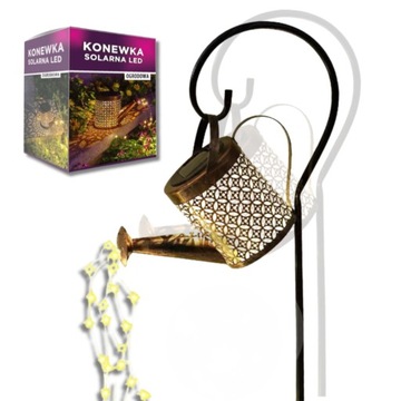 LAMPA OGRODOWA KONEWKA SOLARNA CLICKCAST SOLARNA LED OZDOBNA ZMIERZCH
