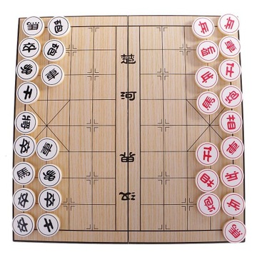 Китайская складная деревянная шахматная доска.