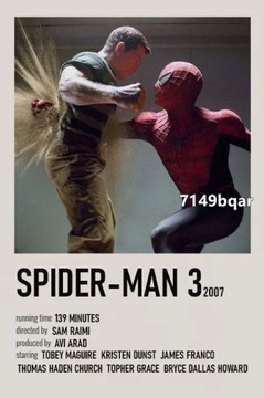 Plakat na płótnie Superhero minimalistyczny plakat