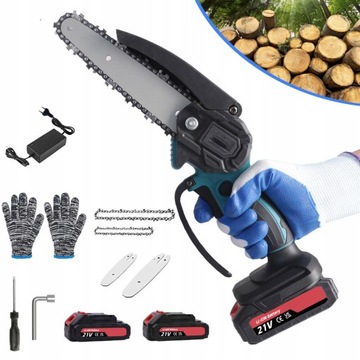 АККУМУЛЯТОРНАЯ ЦЕПНАЯ ПИЛА 4/6 ДЮЙМОВ, 21 В