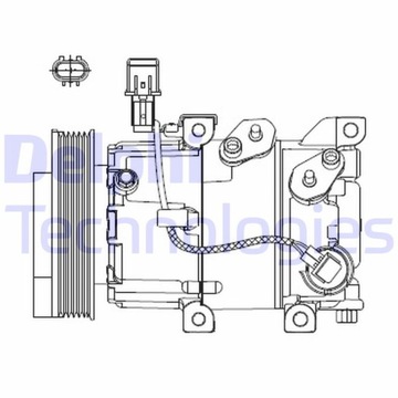 KOMPRESOR KLIMATIZACE DELPHI CS20518