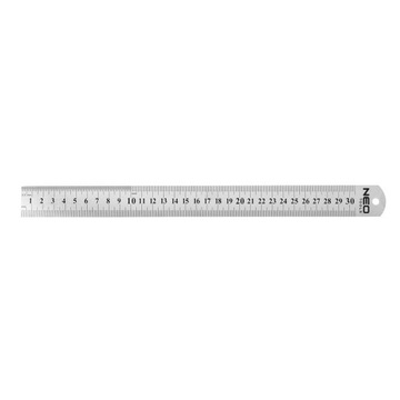 72-213 Przymiar liniowy 30 cm, stal nierdzewna
