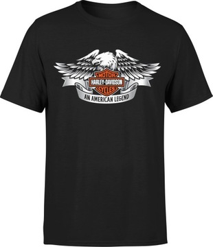 KOSZULKA HARLEY DAVIDSON MĘSKA T-SHIRT ROZMIAR L MĘSKI TSHIRT Z NADRUKIEM