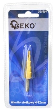 WIERTŁO STOŻKOWE STOŻKOWE 4-12 MM HSS TYTAN