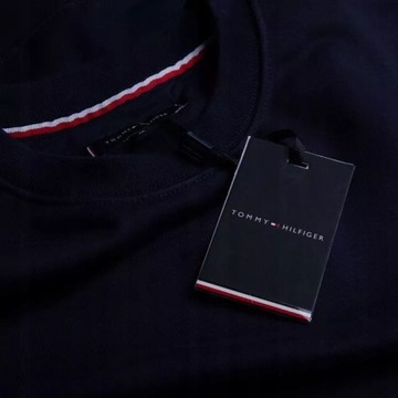 Tommy Hilfiger bluza klasyczna r. S granatowa